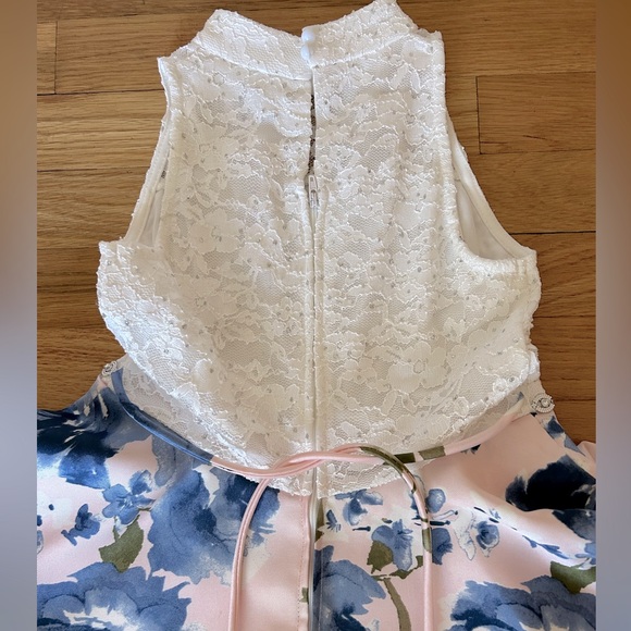 Girls Speechless Sleeveless Fit & Flare Dress with high-low structure. - Picture 7 of 8